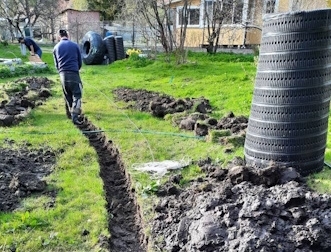 Дренаж участка в Лисьем носу